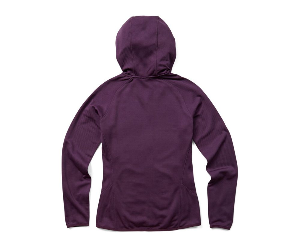 Merrell Jackets Purple - Terrain Geotex Full Zip Hoodie - Womens 79GWCYAXV